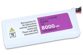 SLS LIPO Akku XTRON 8000mAh 3S1P 11,1V 25C/50C /...