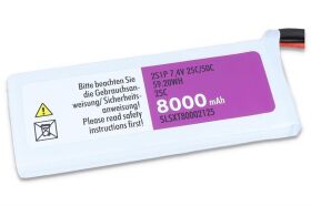 SLS LIPO Akku XTRON 8000mAh 2S1P 7,4V 25C/50C /...
