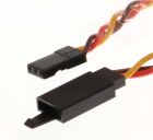 Robbe Modellsport Verlängerungskabel Graupner verdrillt 300mm 22AWG/0,32MM² mit Steckersicherung 1Stk. / 46125