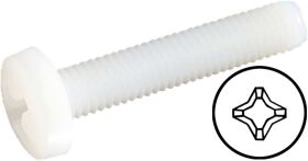 Robbe Modellsport NYLONSCHRAUBEN M5/50MM LINSENKOPF KREUZSCHLITZ 10STK. / 50991015