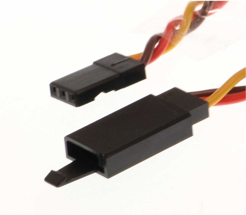 Robbe Modellsport Verlängerungskabel Graupner verdrillt 1000mm 22AWG/0,32MM² mit Steckersicherung 1Stk. / 46130