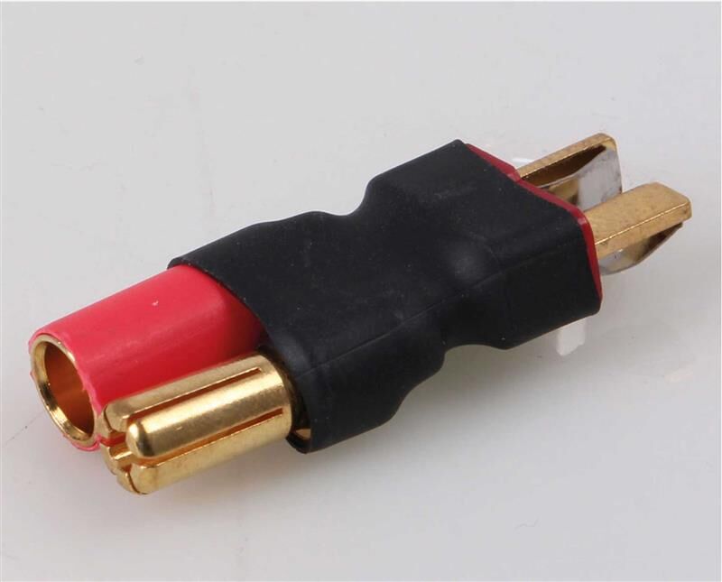 Robbe Modellsport Adapter T Stecker AUF 5,5MM Goldkontakt Stecksystem 1Stk. / 46203
