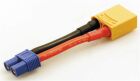 Robbe Modellsport ADAPTERKABEL XT-90 STECKER AUF EC-3 BUCHSE 12AWG 50MM / 46228