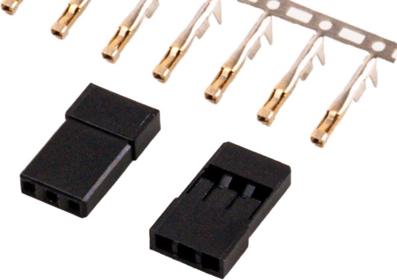 Robbe Modellsport SERVOSTECKER GRAUPNER GOLDKONTAKT 10STK. / 46028