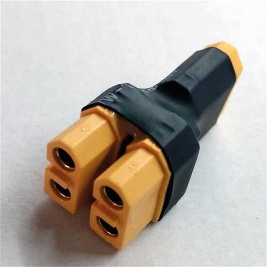 Robbe Modellsport ADAPTER XT-60 PARALLEL STECKER AUF 2 BUCHSEN 1STK. / 46223
