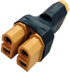 Robbe Modellsport ADAPTER XT-60 PARALLEL STECKER AUF 2 BUCHSEN 1STK. / 46223
