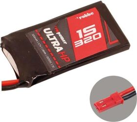 Robbe Modellsport RO-POWER ULTRA HP 320MAH 3,7 VOLT 1S 25(50)C LIPO AKKU / 7316