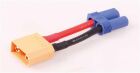 Robbe Modellsport ADAPTERKABEL XT-90 STECKER AUF EC-5 BUCHSE 12AWG/3,3MMý 30MM / 46224