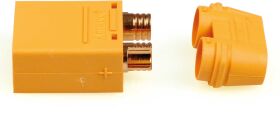 Robbe Modellsport XT-90 S Stecker mit Lötpin Abdeckung 5Stk. (Kontakt = Stecker) / 40042