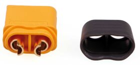 Robbe Modellsport XT-60 Stecker mit Lötpin Abdeckung 5Stk. (Kontakt = Stecker) / 40052