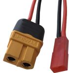 Robbe Modellsport Ladekabel für ISDT/SKYRC BEC/JST Stecker Ladegerätseite = XT-60 Buchse,500MM, 18AWG 1Stk. / 46196