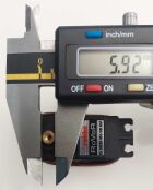 Robbe Modellsport Alu Servohebel FS 335 30mm schwarz / 91170002