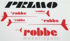 Robbe Modellsport Aufkleber Primo Q (Dekorsatz) / 25560001