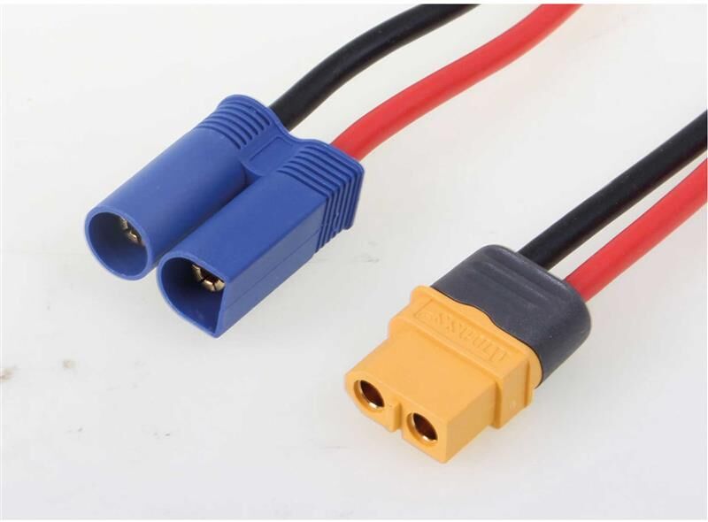 Robbe Modellsport Ladekabel für ISDT/SKYRC EC-5 Stecker Ladegerätseite = XT-60 Buchse,500MM, 14AWG 1Stk. / 46188