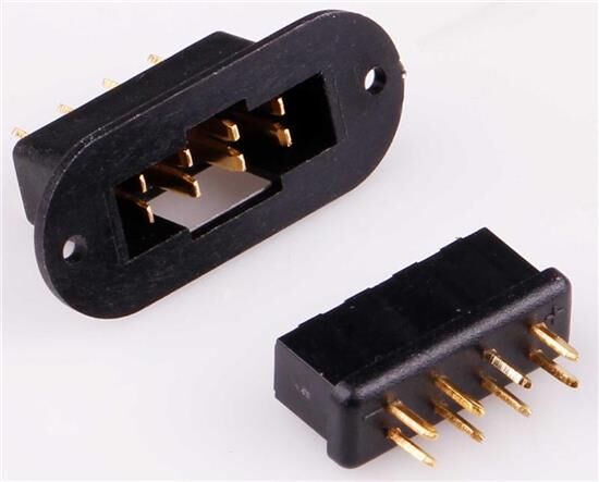 Robbe Modellsport MPX 8-Pin Steckverbindung 2 Paare Stecker + Buchse / 40055