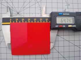 Robbe Modellsport Servoabdeckungen MDM-1 Fox lackiert (Rot/grau) / 211010