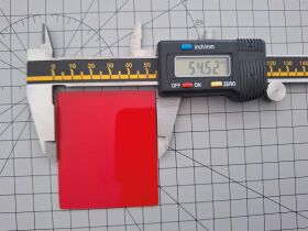 Robbe Modellsport Servoabdeckungen MDM-1 Fox lackiert (Rot/grau) / 211010