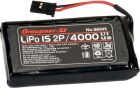GRAUPNER SENDERAKKU LIPO 1S 2P 4000 MAH 3,7 VOLT S-AKKU TX MZ-24, MZ-18, MC-26 / S8345.1