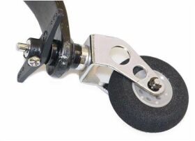 Robbe Modellsport Heckfahrwerk Carbon mittel lenkbar mit Rad 30mm / 56000079