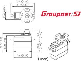 GRAUPNER DES 586 BB DIGITAL SERVO / 7931