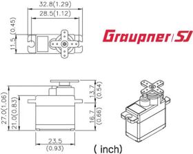 GRAUPNER DES 488 BB MG DIGITAL SERVO / 7919