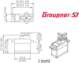 GRAUPNER DES 488 BB MG DIGITAL SERVO / 7919