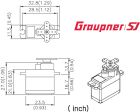 GRAUPNER DES 488 BB MG DIGITAL SERVO / 7919