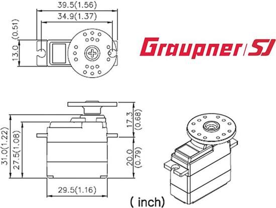 GRAUPNER DES 587 BB MG DIGITAL SERVO / 7932