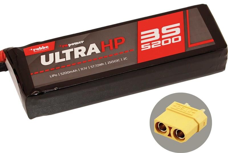 Robbe Modellsport RO-POWER ULTRA HP 5200MAH 11,1 VOLT 3S 25(50)C LIPO AKKU / 7347