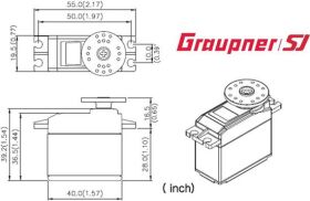 GRAUPNER DES 806 BB MG DIGITAL SERVO / 7952