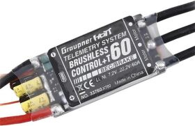 GRAUPNER BRUSHLESS CONTROL+ T 60 BEC G2 XT-60 REGLER /...