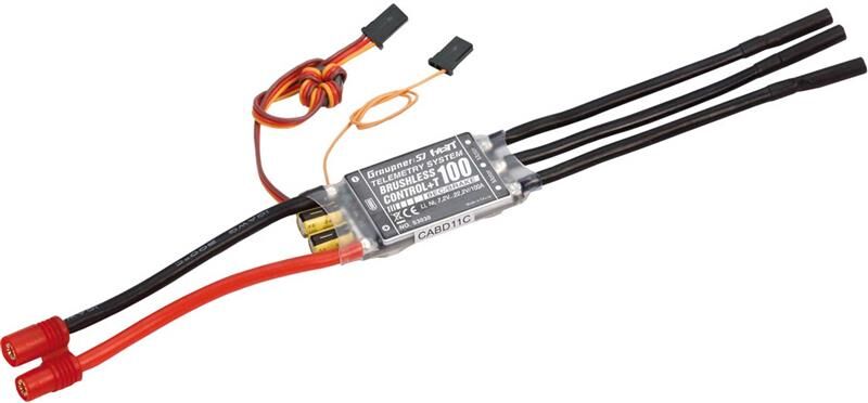 GRAUPNER BRUSHLESS CONTROL+ T 100 BEC G6 2-6S REGLER / S3030