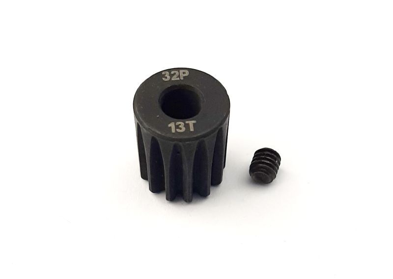 H-SPEED Ritzel 13 Zähne 32dp, 5mm Stahl (M0.8) / HSPX213