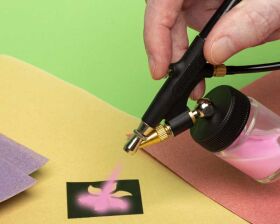 SPRAYCRAFT Easy-to-Use SP15K Airbrush Starter Kit mit Druckluftdose / 493216