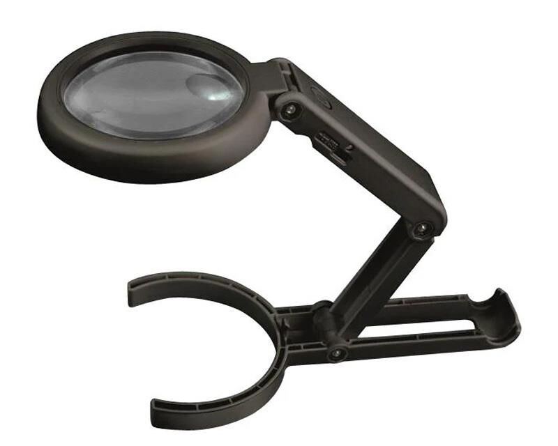 LIGHTCRAFT LED-Handlupe 5x mit klappbaren Standfuß  / 492298