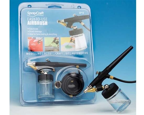 SPRAYCRAFT Easy-to-Use SP15 Airbrush Starter Kit / 493215