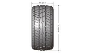 LOUISE 24mm ARRMA KRATON 8S X-ROCKET Sport-Reifen Felge...