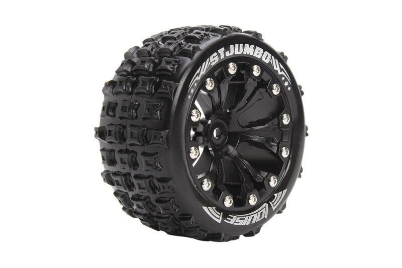 LOUISE ST-Jumbo soft Felge schwarz 1/2 Offset / LOUT3210SBH