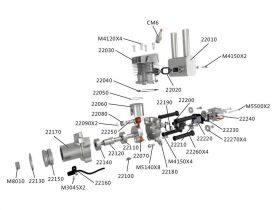 CRRCpro Benzinmotor GP22R für Flugmodelle mit ca. 5...