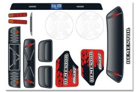 Team Corally Body Decal Sheet  Dementor XP 6S 2021 1 pc /...