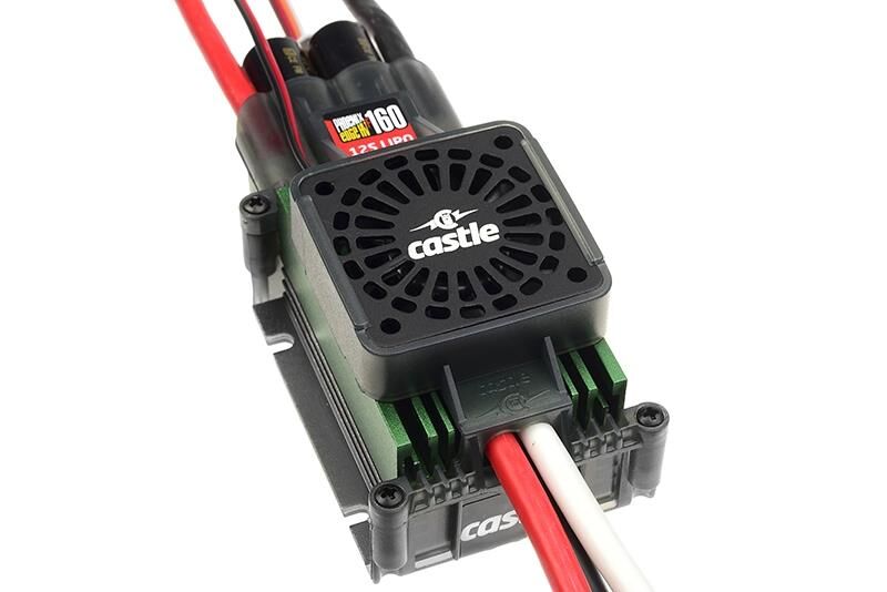 Castle Phoenix Edge 160 HV-F Hochleistungs Brushless Flug und Heli High Voltage Regler Lüfter Datenspeicher Telemetrie fähig Aux. Kabel 6-12S 160A Opto / CC-010-0127-00
