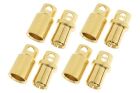 Revtec Steckverbinder 8.0mm Goldkontakten Stecker + Buchse 4 Paare / GF-1000-008