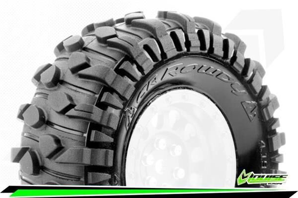LOUISE CR-ROWDY Class 1 1-10 Crawler Tires Super Soft for 1.9 Wheels / LR-T3347VI