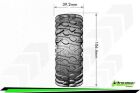 LOUISE CR-ROWDY Class 1 1-10 Crawler Tires Super Soft for 1.9 Wheels / LR-T3347VI