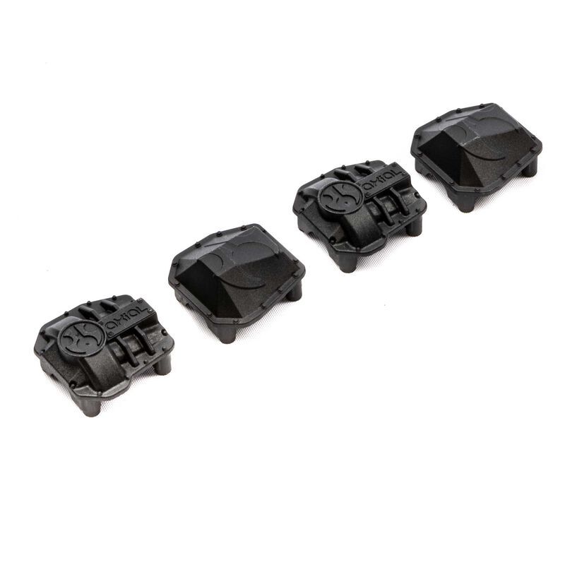 AXIAL Ersatzteil AR45P AR45 Differential Covers, Black SCX10 III / AXI232044