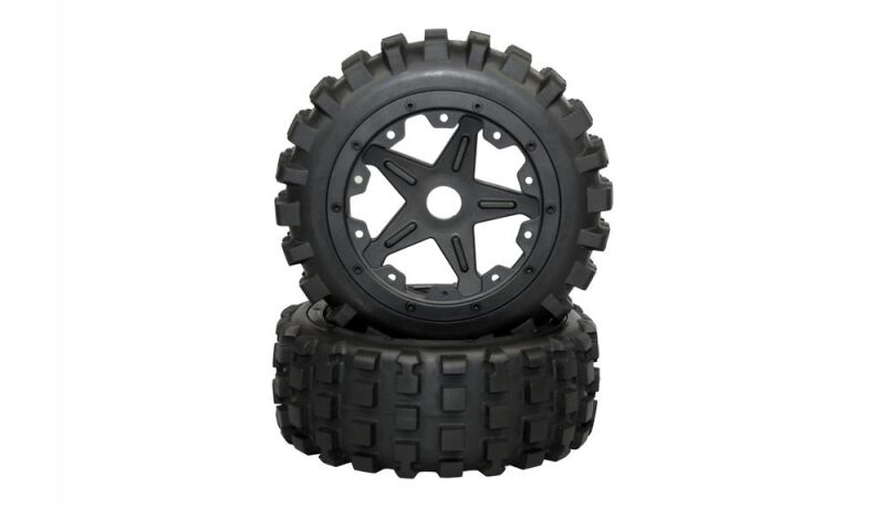 AMEWI Komplettrad vorne Pitbull X evolution, 24mm, 2 Stück / 004-54055