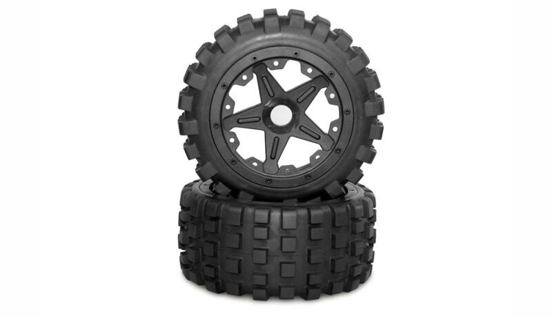 AMEWI Komplettrad hinten Pitbull X evolution, 24mm, 2 Stück / 004-54056