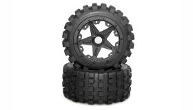 AMEWI Komplettrad hinten Pitbull X evolution, 24mm, 2...