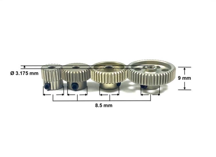 ABSIMA Aluminium Ritzel 64dp - 34Z / 2310213