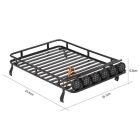 ABSIMA 1:10 Metall-Dachträger inkl. LEDs / 2320124